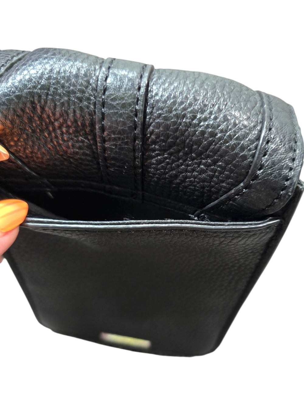 Rebecca Minkoff Black Pebbled Leather Studded Crossbody - Picture 3 of 7